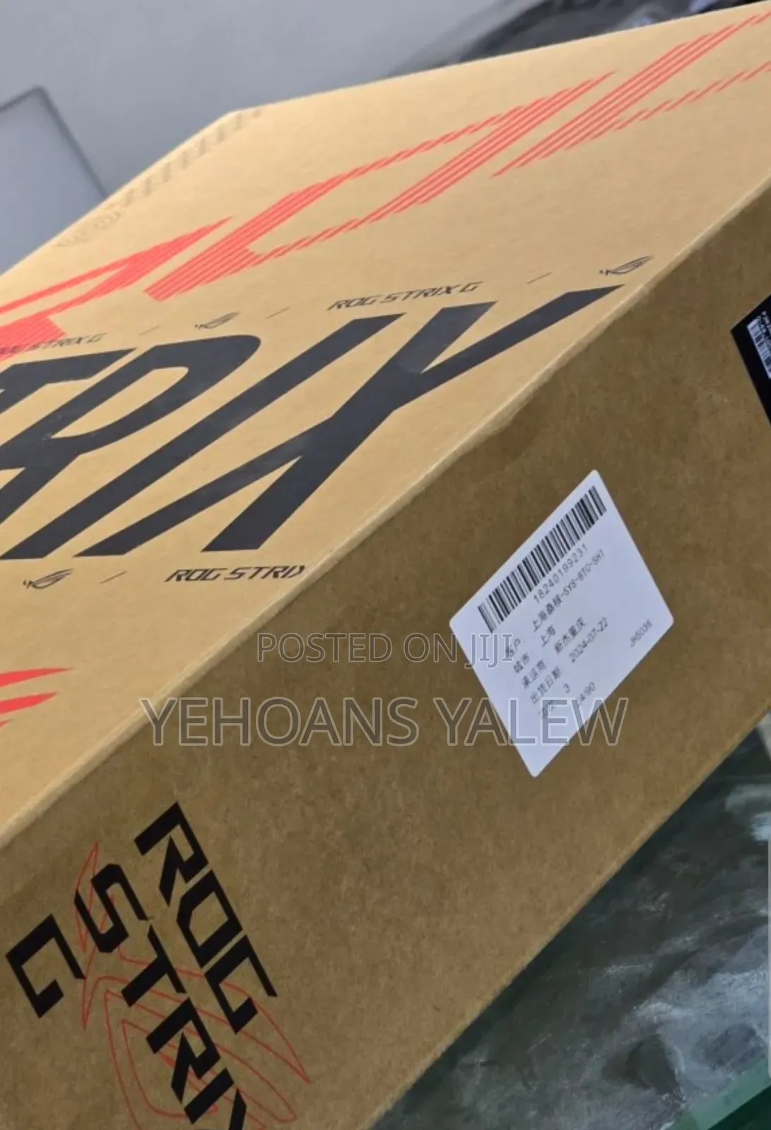 New Laptop Asus ROG Strix G17 16GB Intel Core i9 SSD 1T