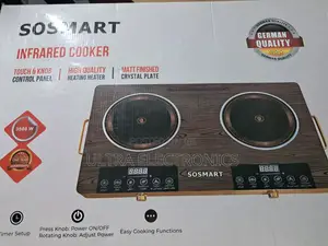Sosmart Digital Infrared Cooker With a Faux-Wood Finish