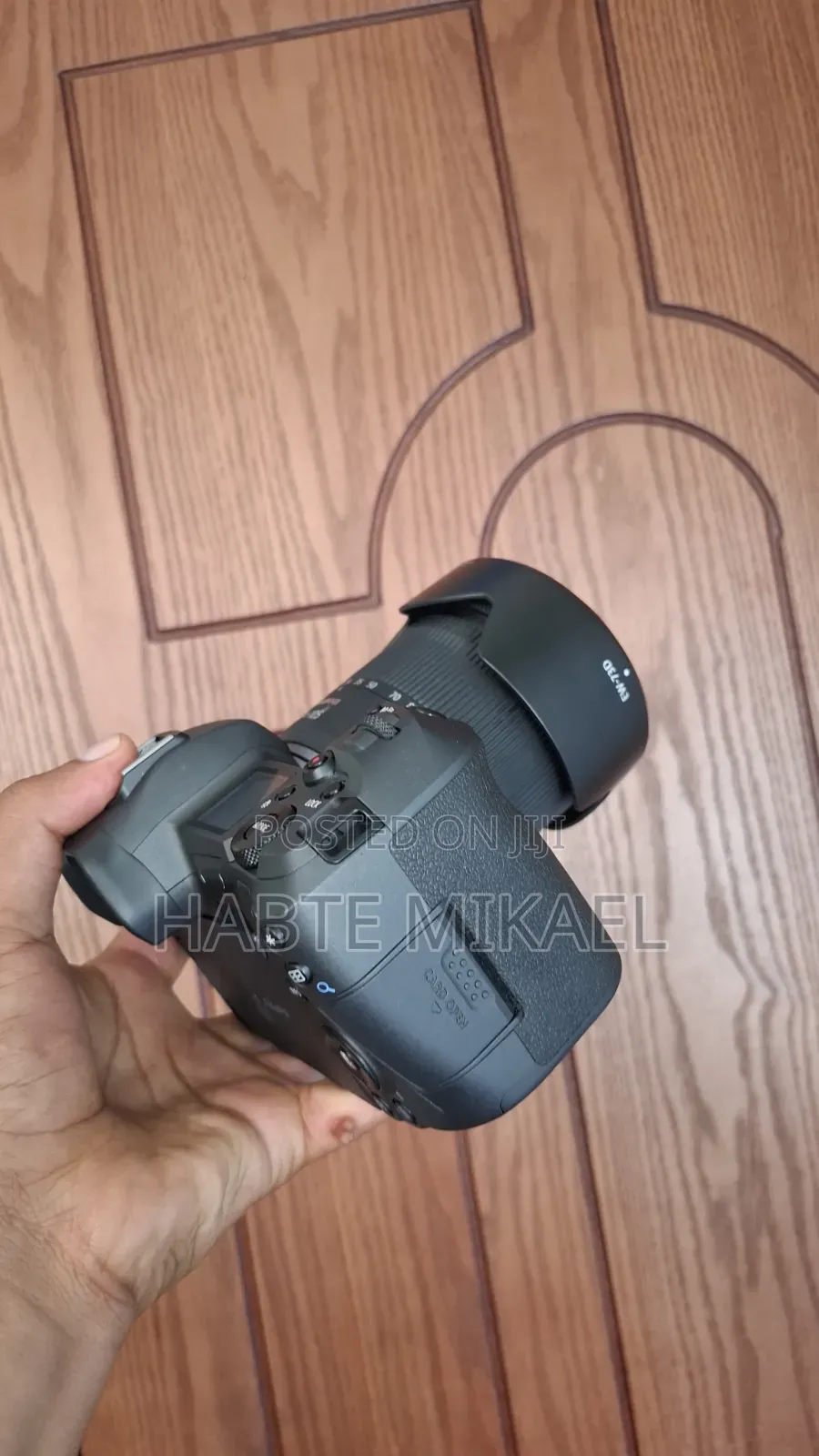 Canon R With Silver Lens
