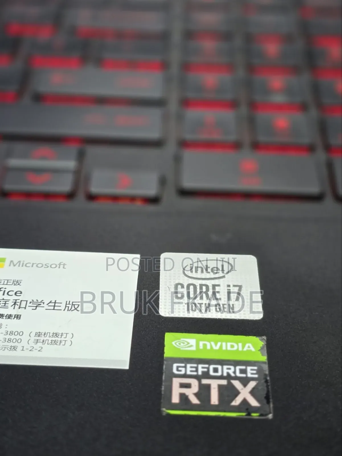 New Laptop HP Omen 15 16GB Intel Core i7 SSD 512GB