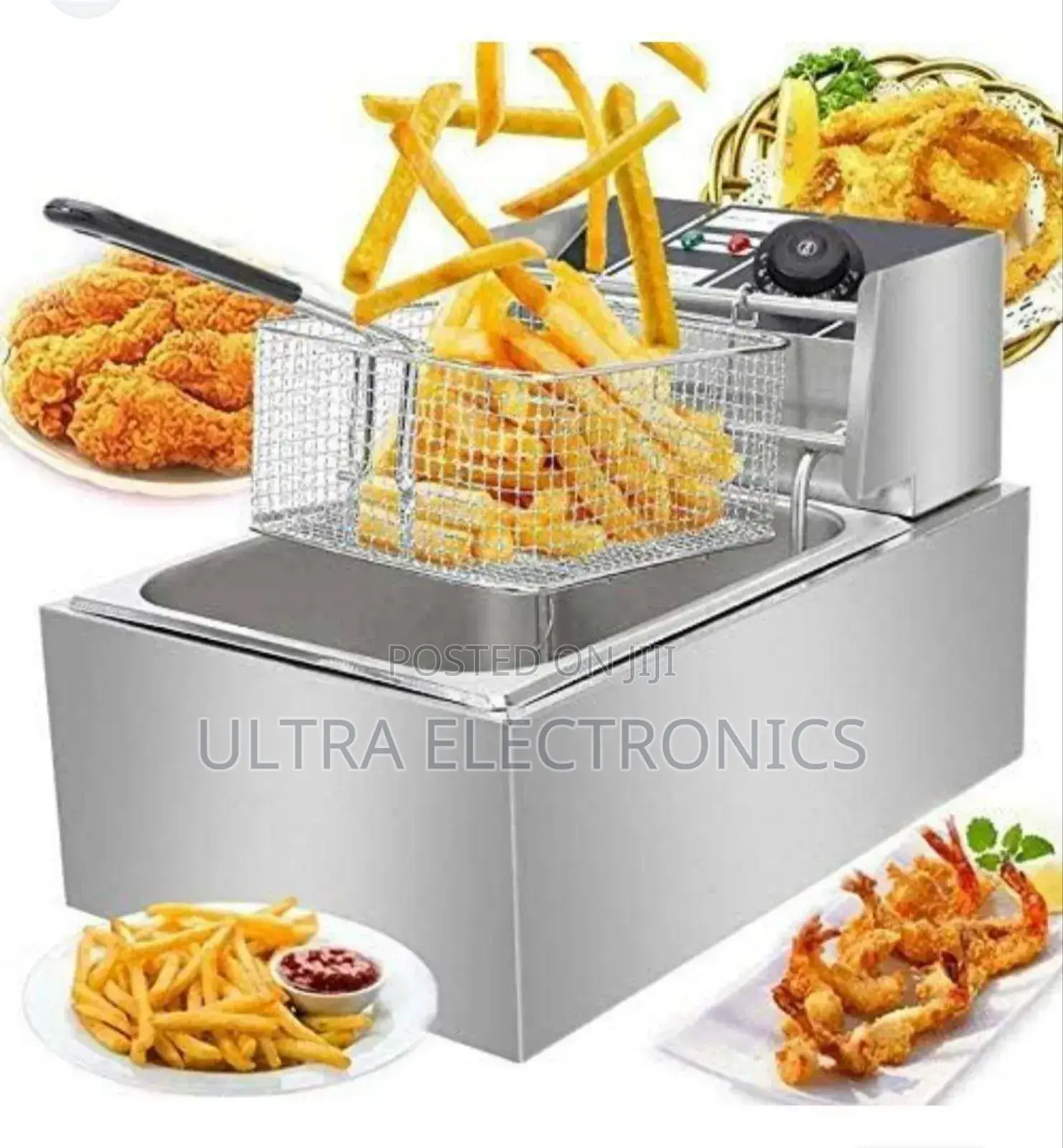 Nima 5l Commercial Electric Deep Fryer Constructed From Stainless