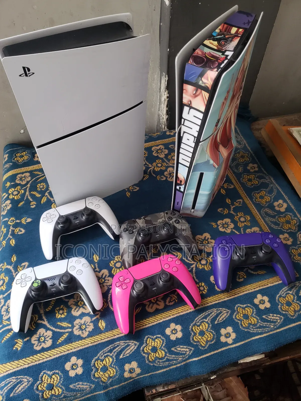 Ps5 Slim Products of Sony With Two Original Joystiks