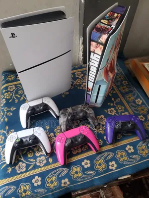 Ps5 Slim Products of Sony With Two Original Joystiks