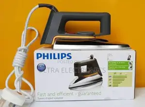 Philips Hd1172 Classic Dry Iron With a Non-Stick Soleplate and a Black