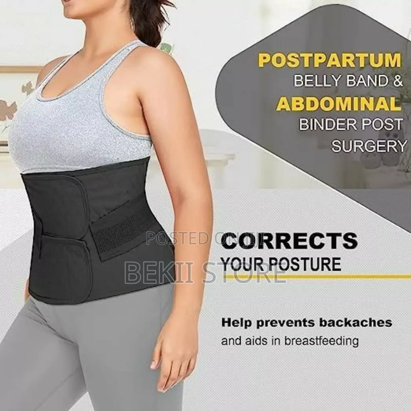 ለጤናዎ ተመራጭ የሚሄን ቀበቶ Recovery Support Belt For Women Waist Trainer Belt