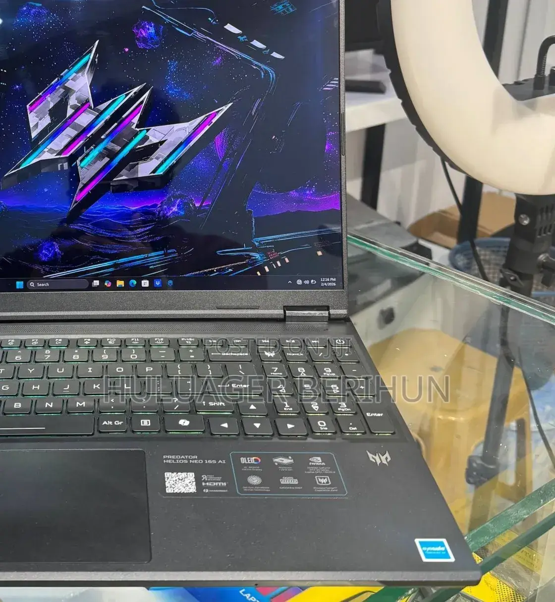 New Laptop Acer Predator Helios Neo 16 32GB Intel Core i9 SSD 1T