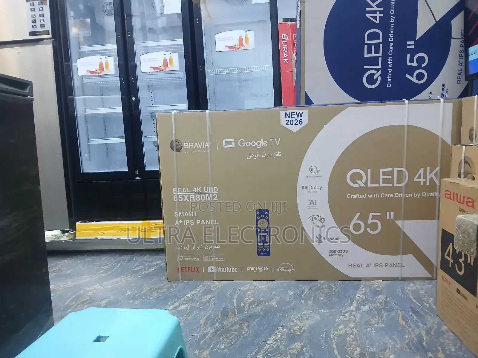 Bravia 65-Inch Google Tv Qled Featuring Real A+ Ips Panel