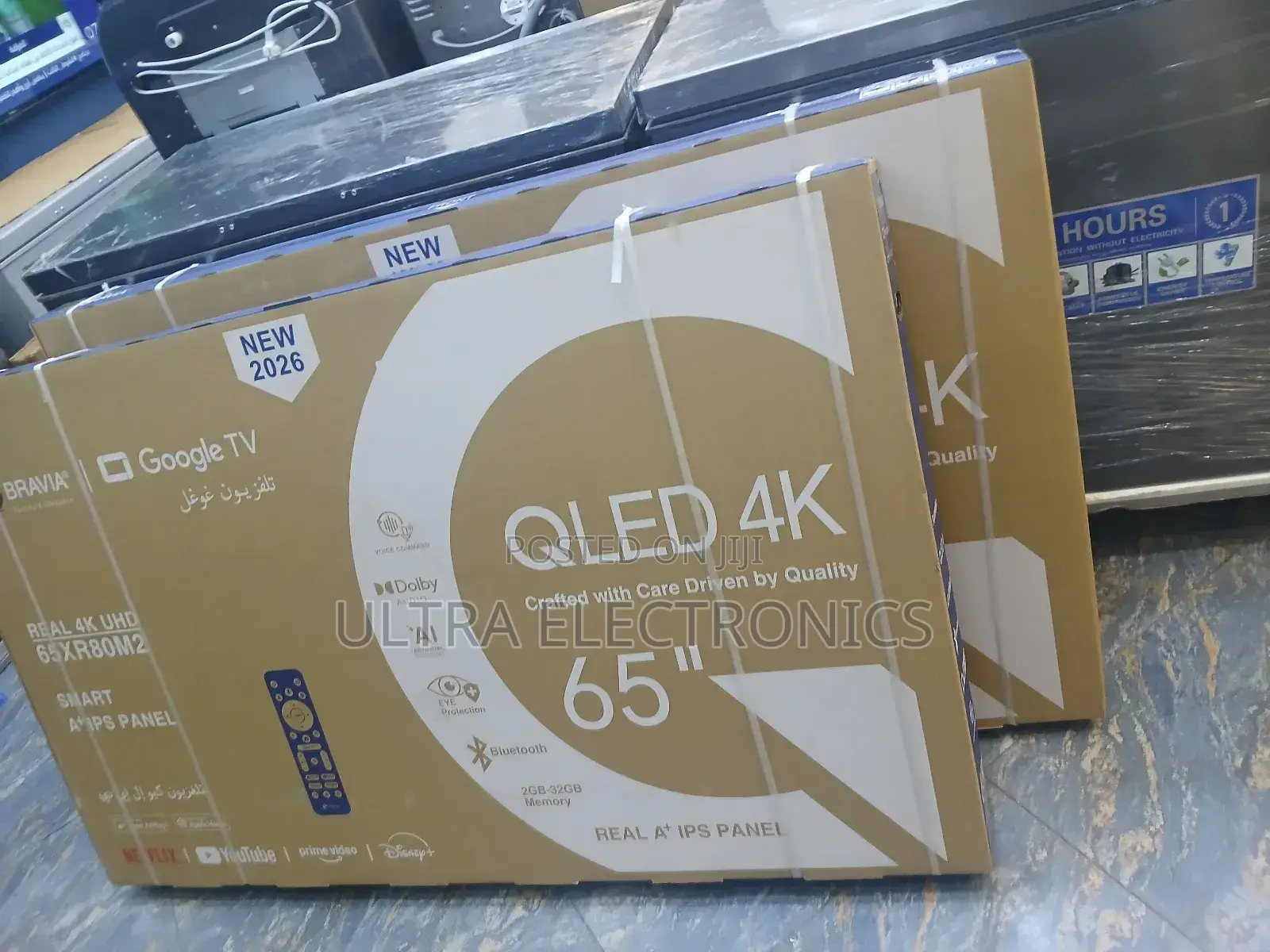 Bravia 65-Inch Google Tv Qled Featuring Real A+ Ips Panel