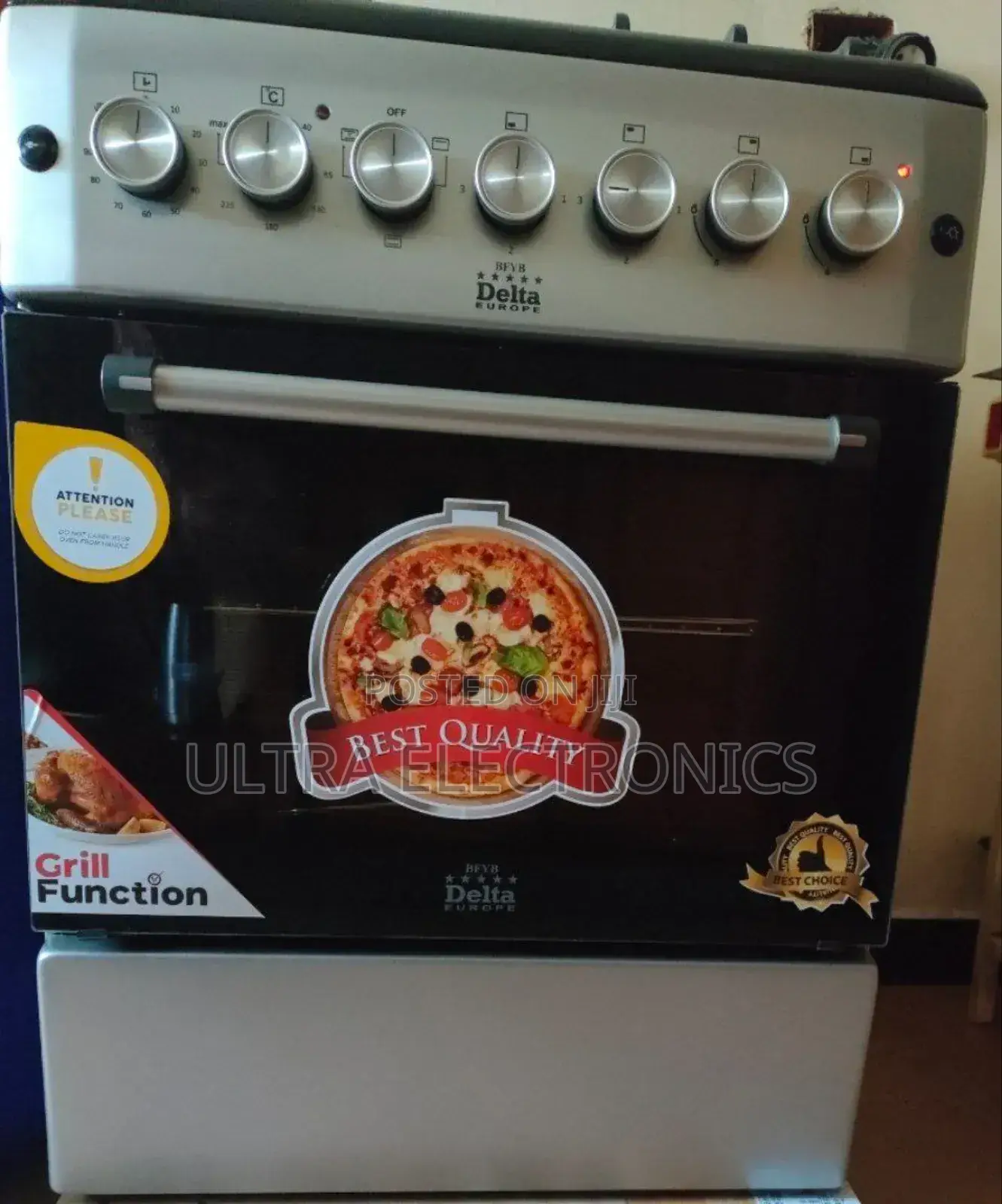 Delta Europe 60x60 Freestanding Standing Oven, Likely Featuring