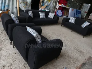Black Sofa 7 Set