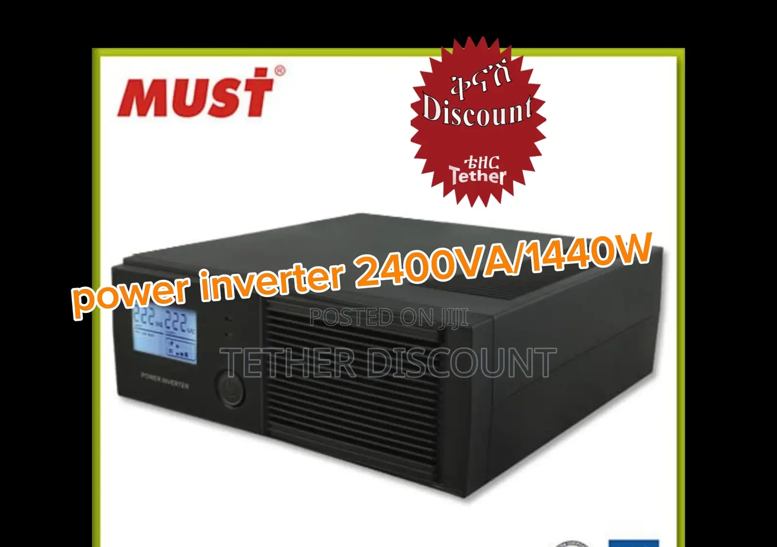 Power Inverter 2400va/1440w Model Ep11-2400 New Packed