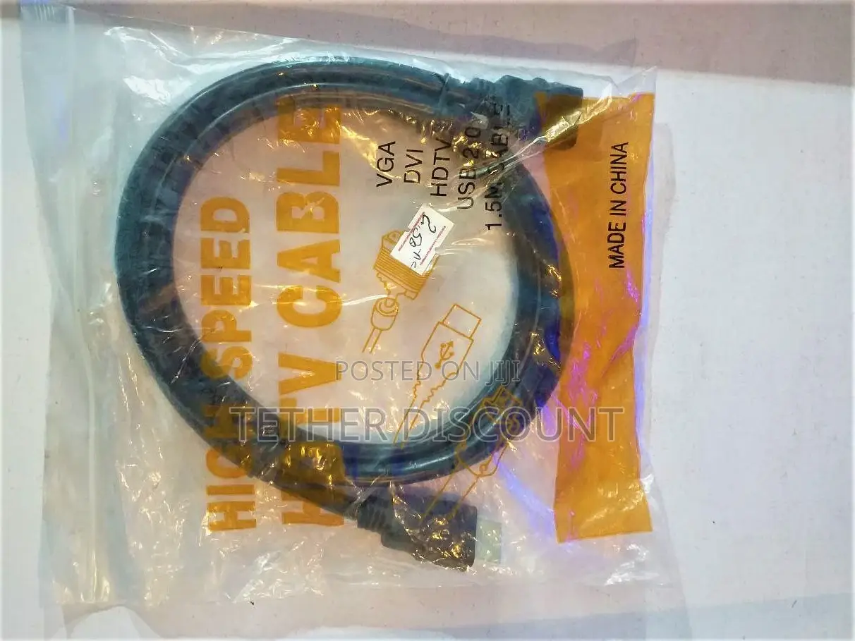 Hdmi Cable Connectorዲጂታል ቪዲዮ እና ድምጽ ከላፕቶፕ ወደ ቲቪ መላክ ያስችላል