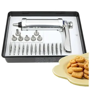 No-Twist Trigger Action Cookie Press and Cake Smoother Set