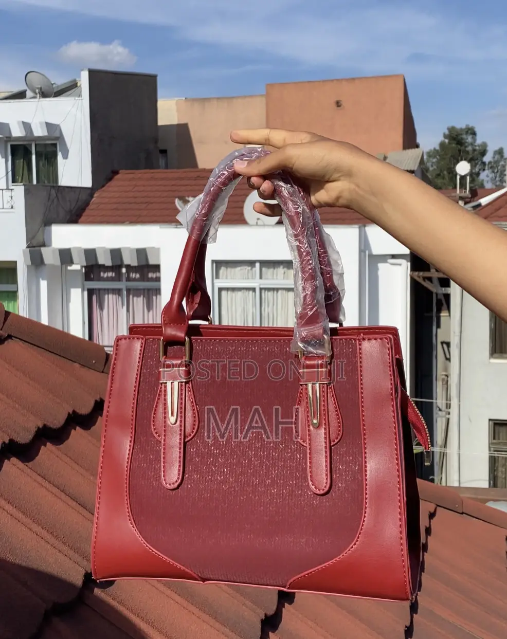 Burgendy Hand Bag