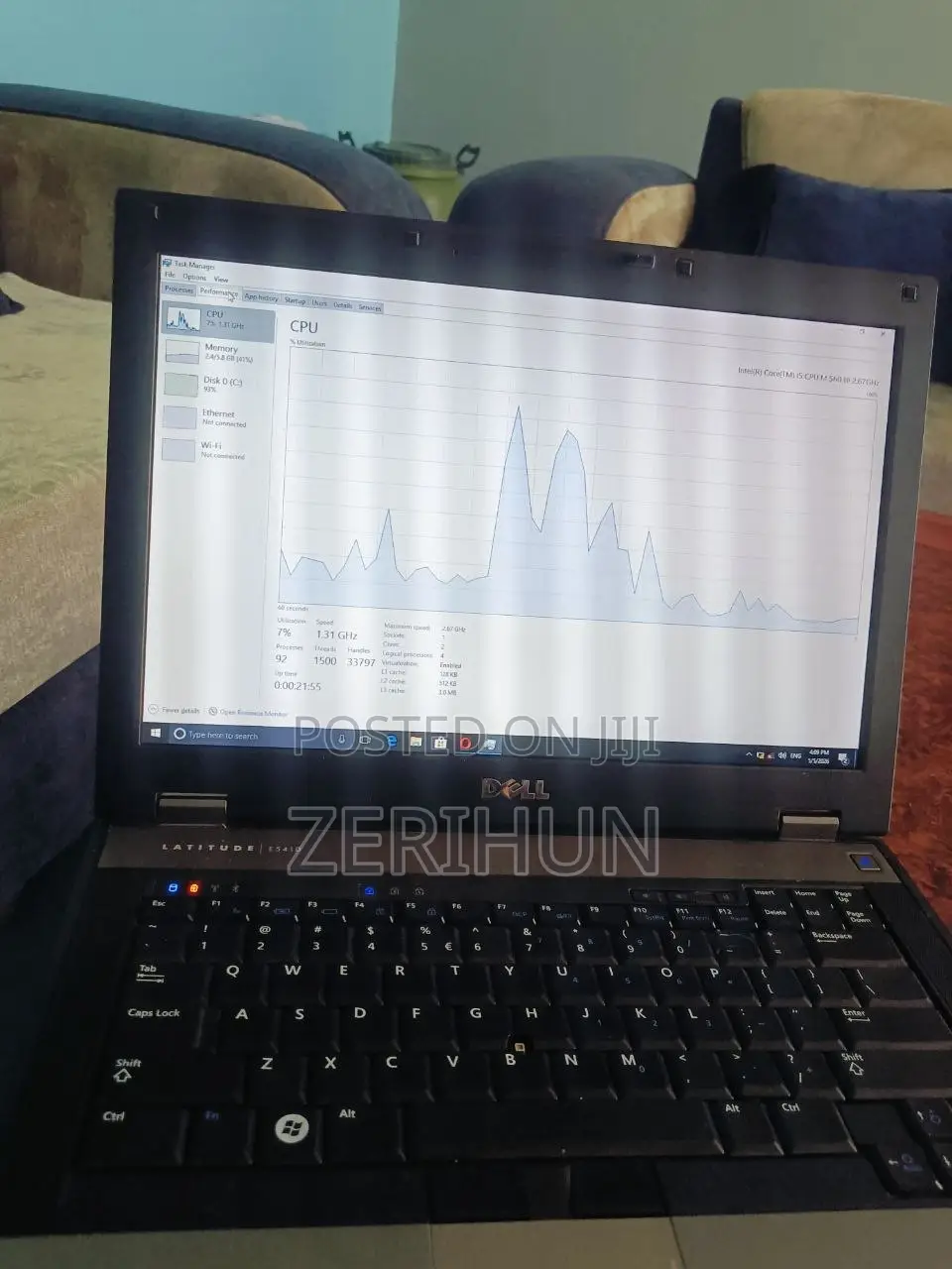 Laptop Dell Latitude E5410 6GB Intel Core i5 HDD 256GB