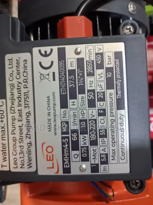 Stainles Steel Pump 1hp