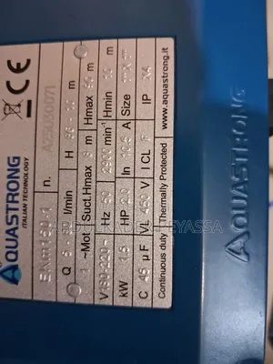 Aquastrong Water Pump Italy 2hp
