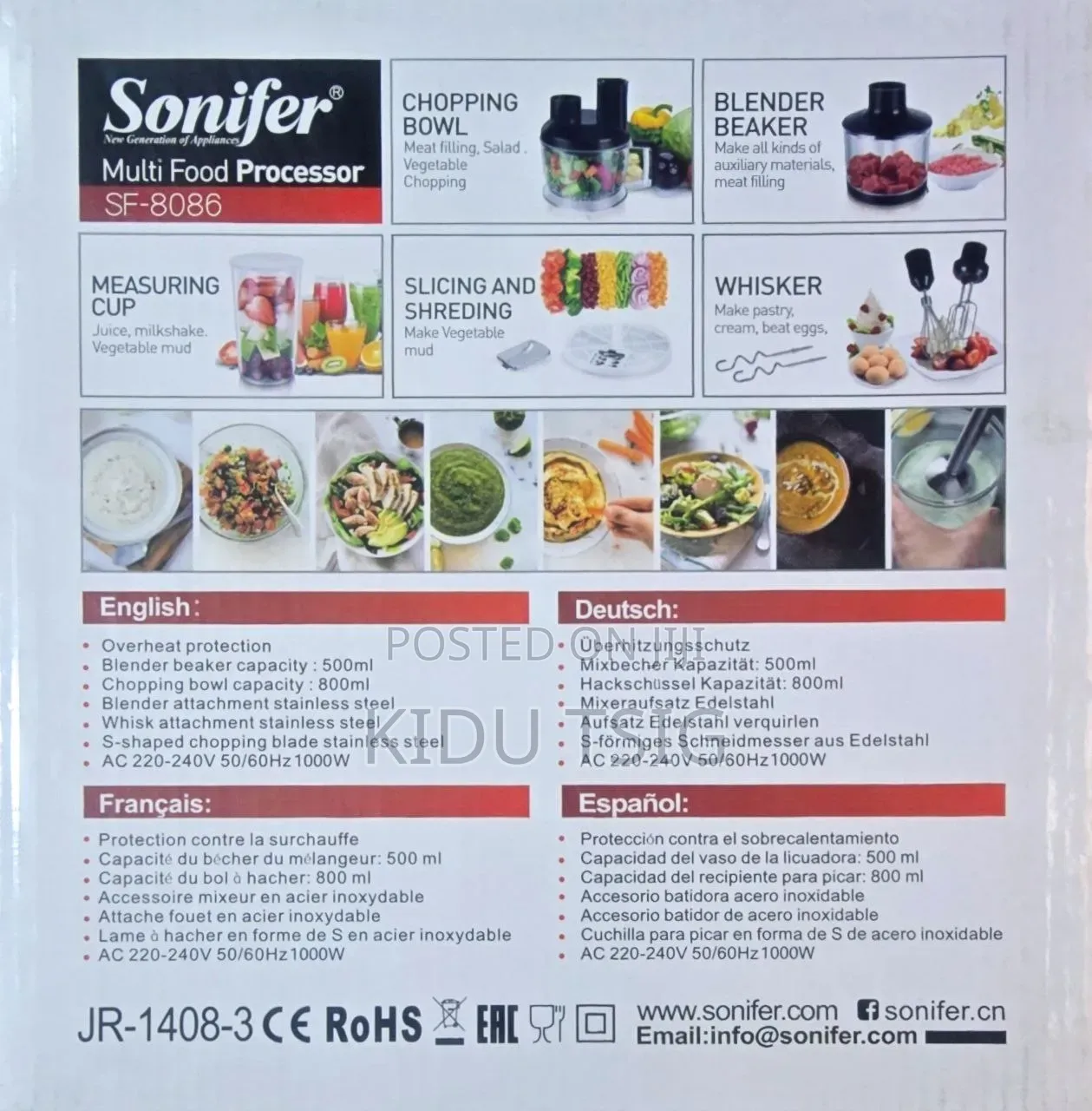 Sonifer 10 in One Blender
