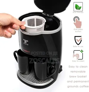 Double Drip Electric Coffee Maker