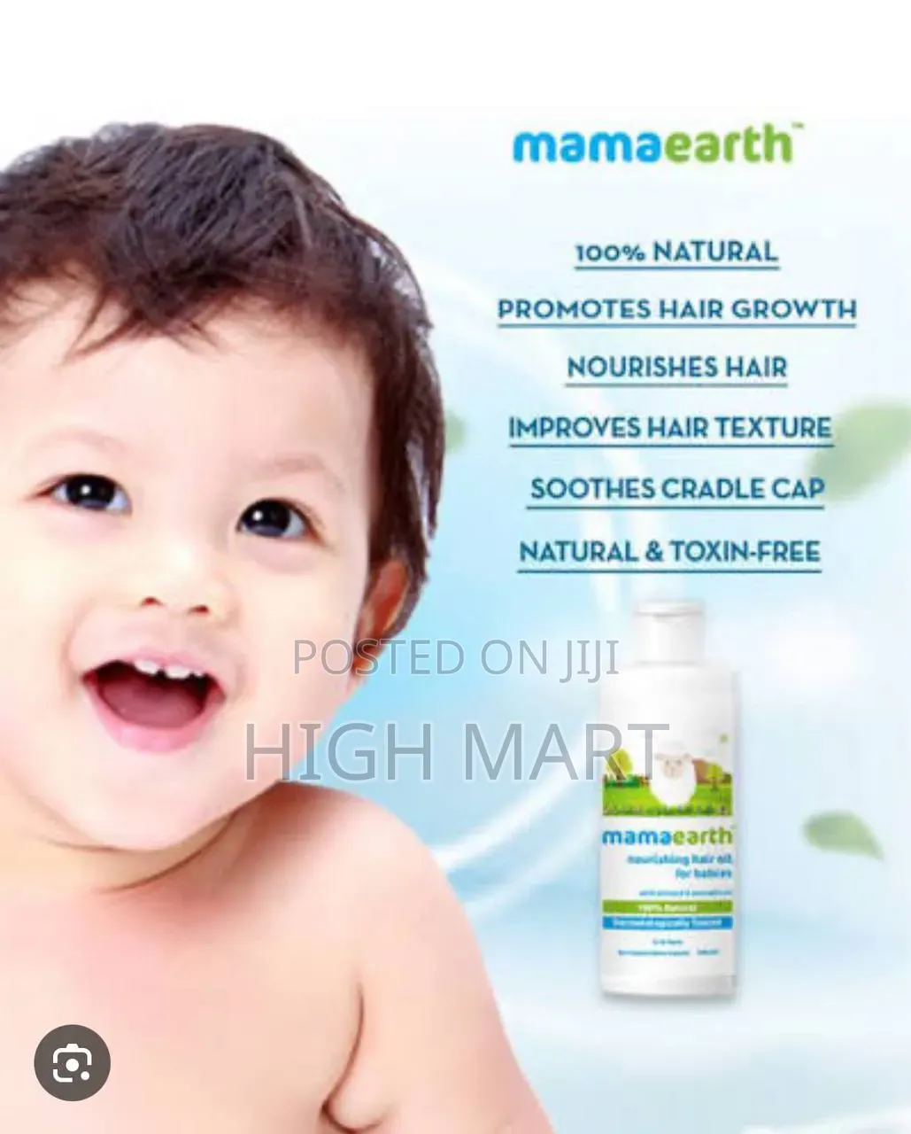 Mamaearth Nourishing Baby Hair Oil