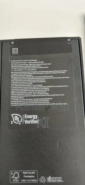 New Samsung Galaxy S25 Edge 512 GB Black
