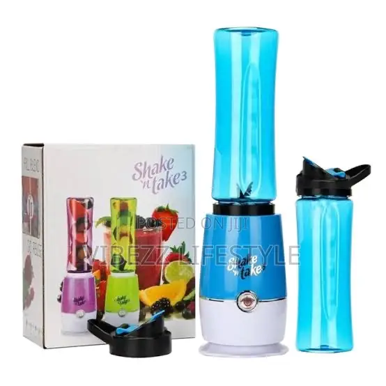 Shake N Take 3 Portable Smoothie Blender – 2 Sports Bottles Included