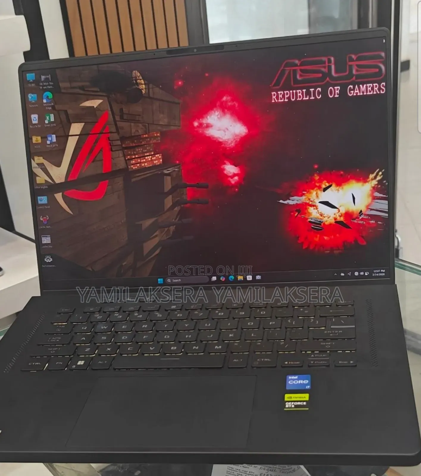 New Laptop Asus ROG Zephyrus G15 16GB Intel Core i7 SSD 512GB