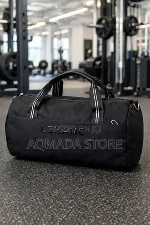 Lehanc Beige Gym Duffel Bag
