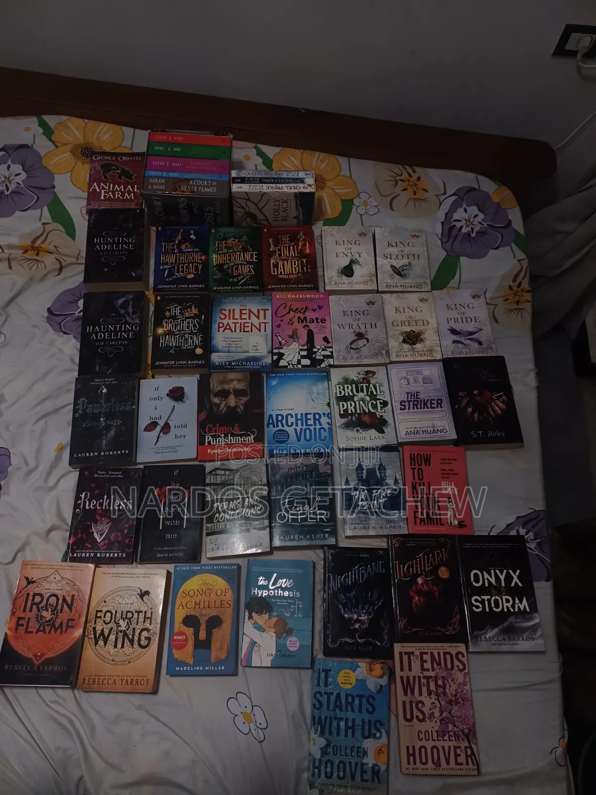 Best Selling Fictional Books at Cheap Price, 2500 Birr Each