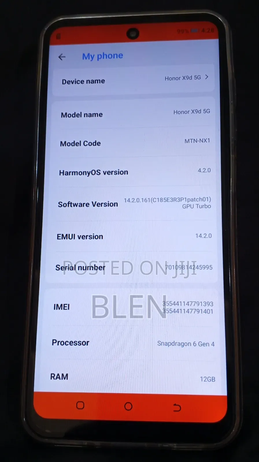 New Honor X9d 256 GB Black