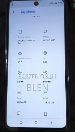 New Tecno Spark 40 128 GB Black