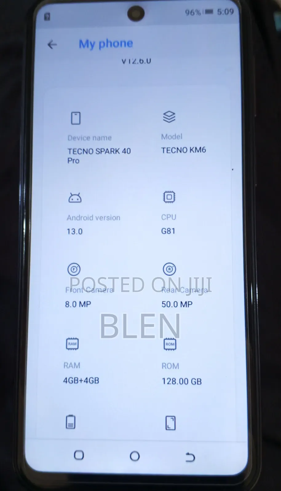 New Tecno Spark 40 128 GB Black