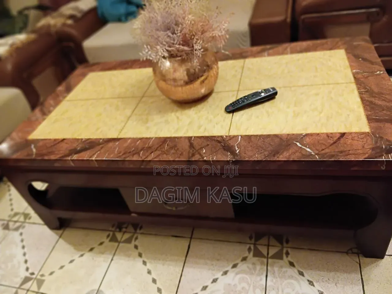 Slightly Used Luxury Sofa, 7 Seat With Middle Table