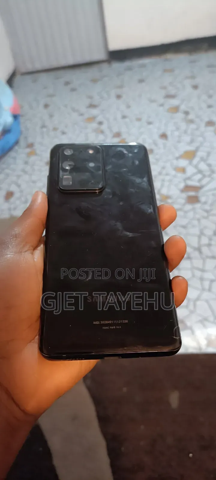 Samsung Galaxy S20 Ultra 5G 256 GB Black