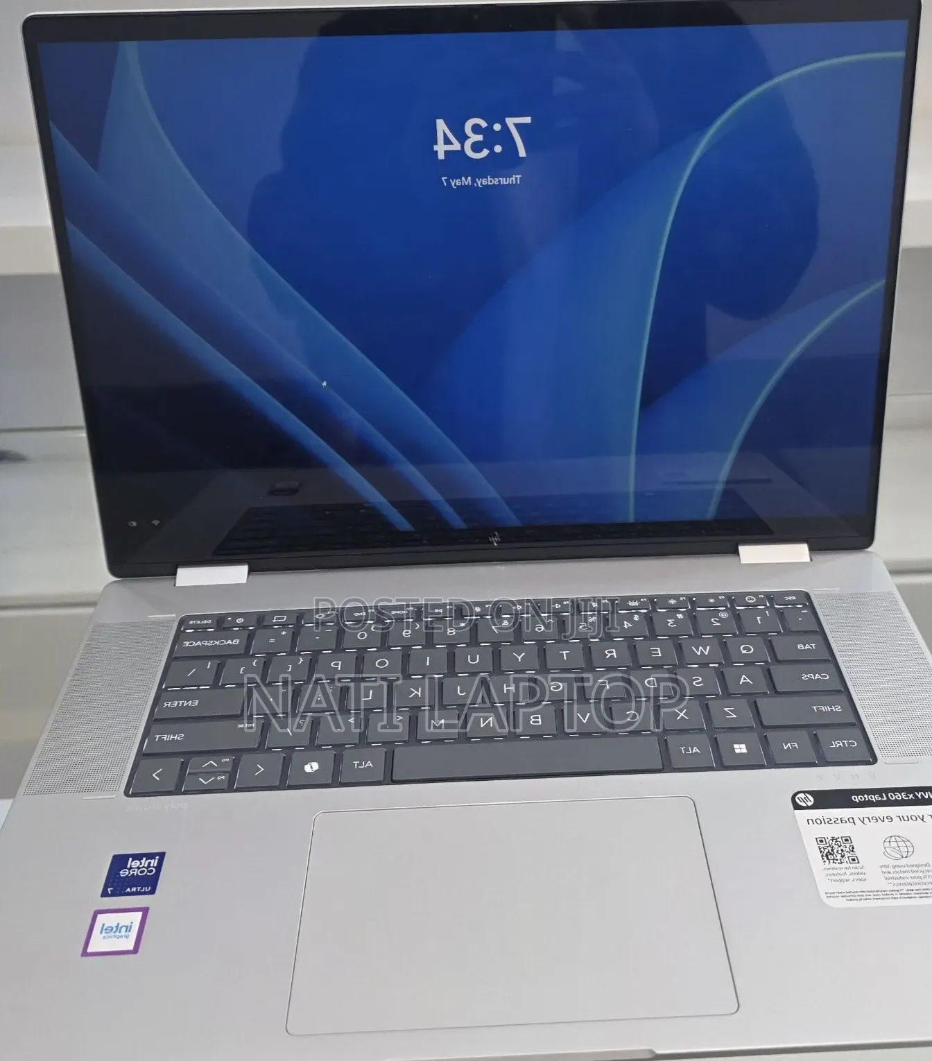 New Laptop HP Envy X360 16GB Intel Core 7 SSD 1T