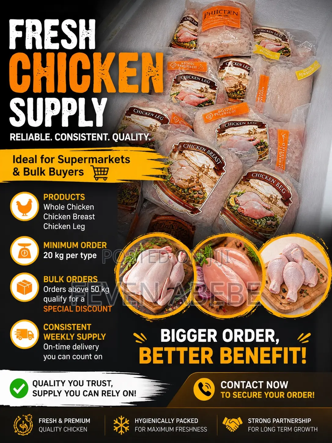 Premium Chicken Supply for Bulk Buyers