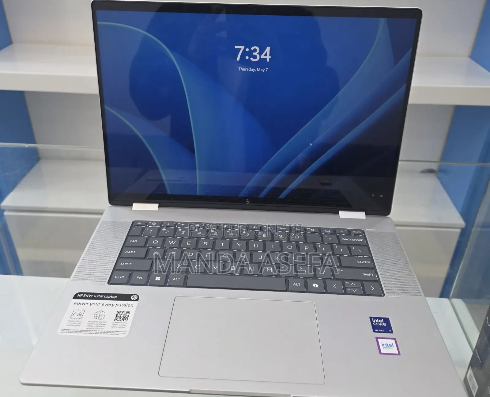 New Laptop HP Envy X360 16GB Intel Core 7 SSD 1T