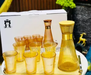 8 Pieces Glass Drinking Set