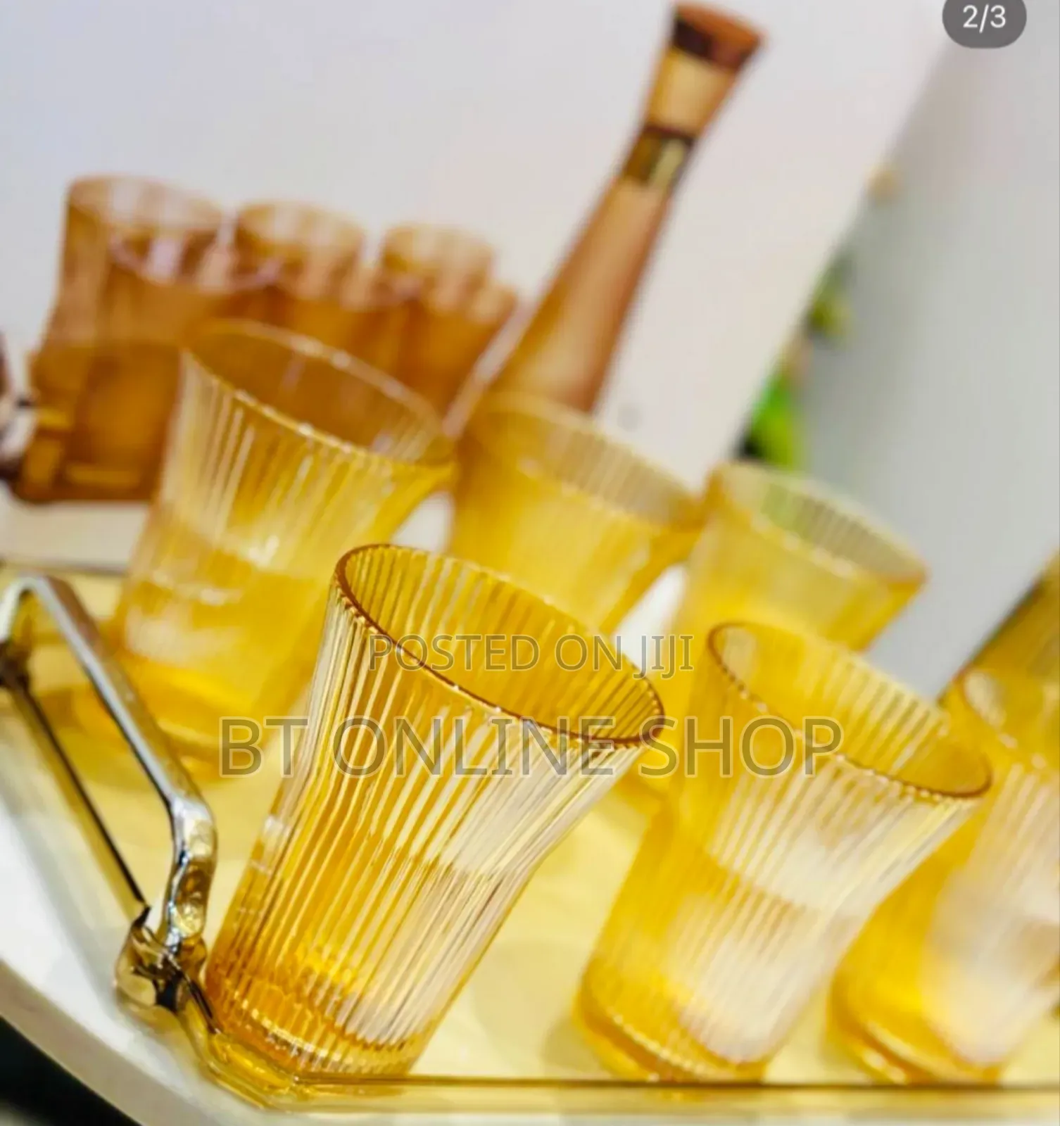8 Pieces Glass Drinking Set