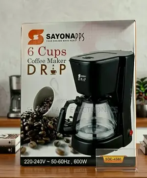 Sayona 6-Cup Drip Coffee Maker | SDC-4580