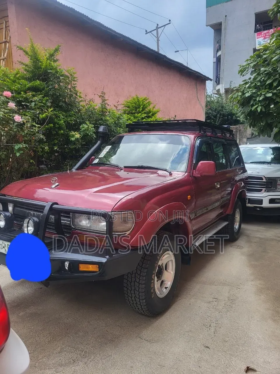Toyota Land Cruiser 1993 Burgundy