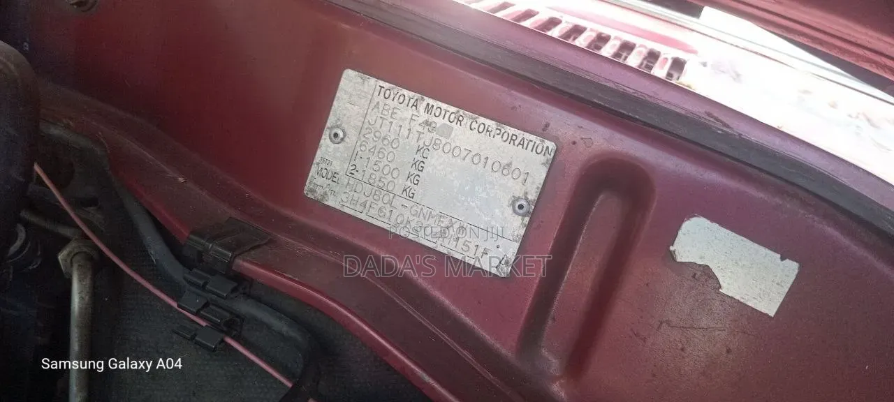 Toyota Land Cruiser 1993 Burgundy