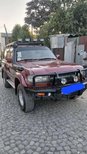 Toyota Land Cruiser 1993 Burgundy