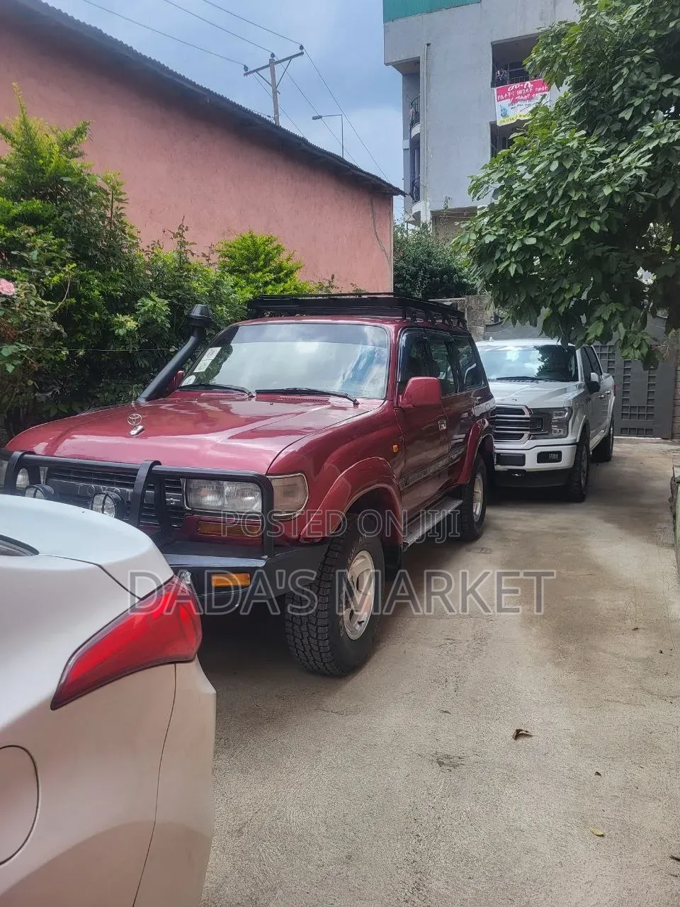 Toyota Land Cruiser 1993 Burgundy