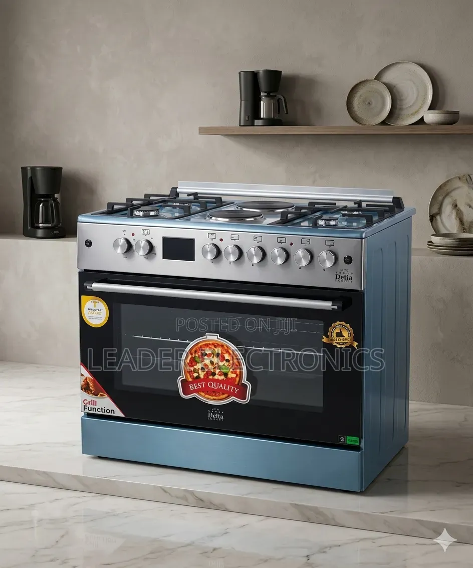 Delta Freestanding Oven 60×90 Stainless Steel (Made in Turkey)