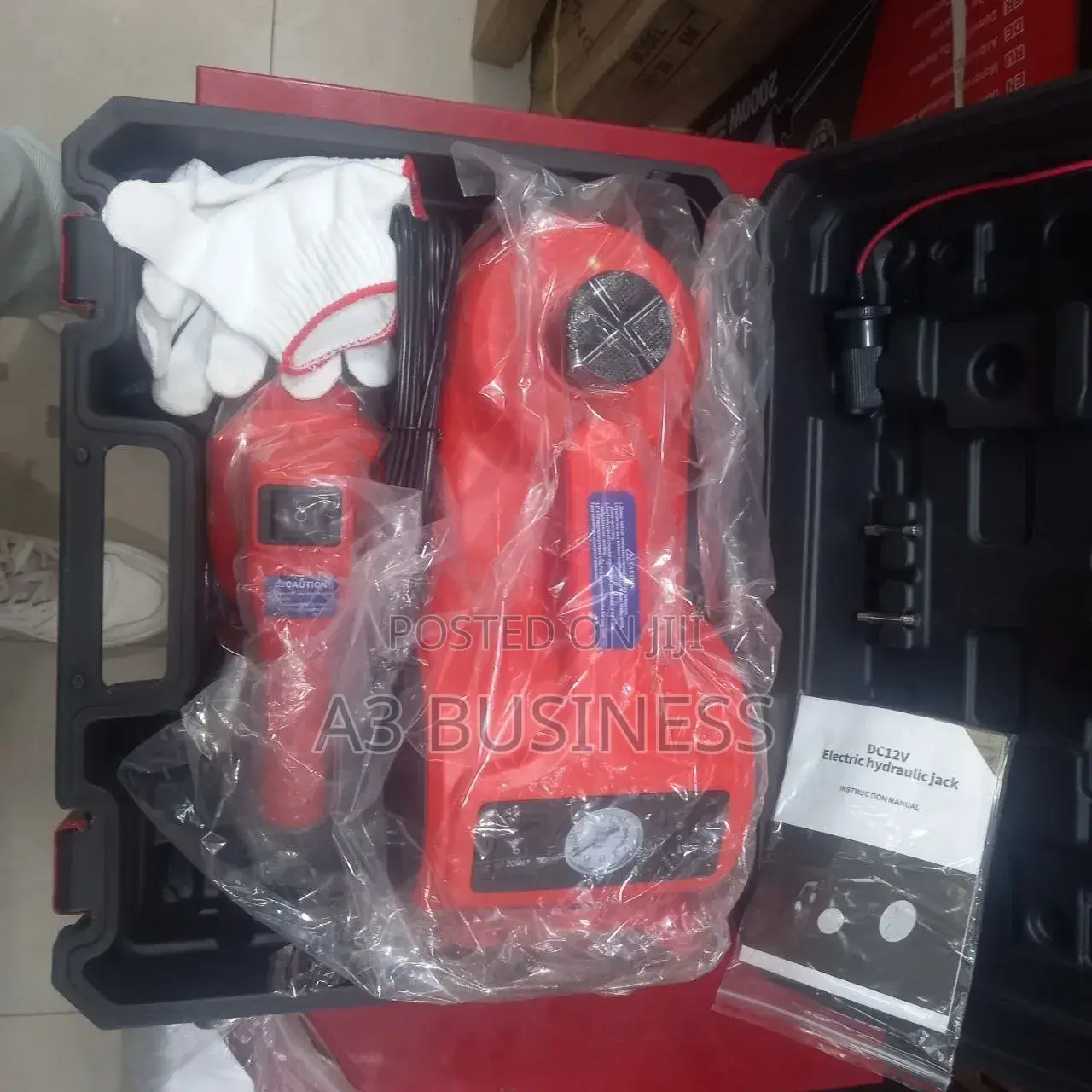 Electric Hydraulic Jack Electric Wrench Set - የኤሌክትሪክ ክሪክ ጎማ መፍቻ