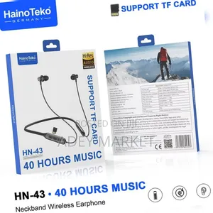 .Hainoteko Hn-43 Neckband Wireless Earphone,