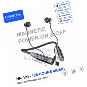 .Hainoteko Hn-121 Neckband Wireless Earphone.