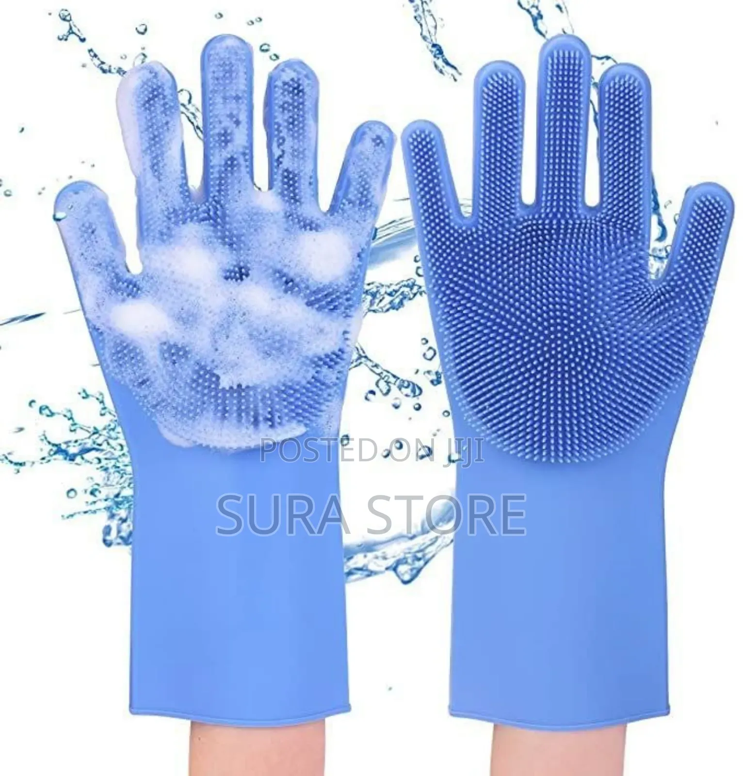 Magic Silicone Dish Washing Gloves High Quality (ወፍራሙ)