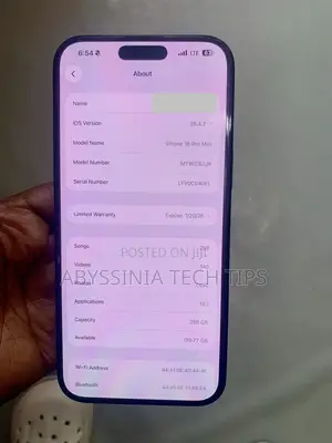 Apple iPhone 16 Pro Max 256 GB Black